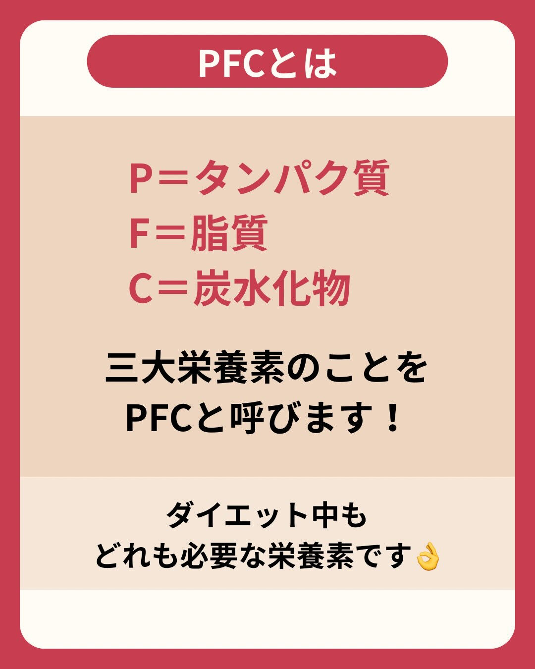 「PFCってよく聞くけど何？」